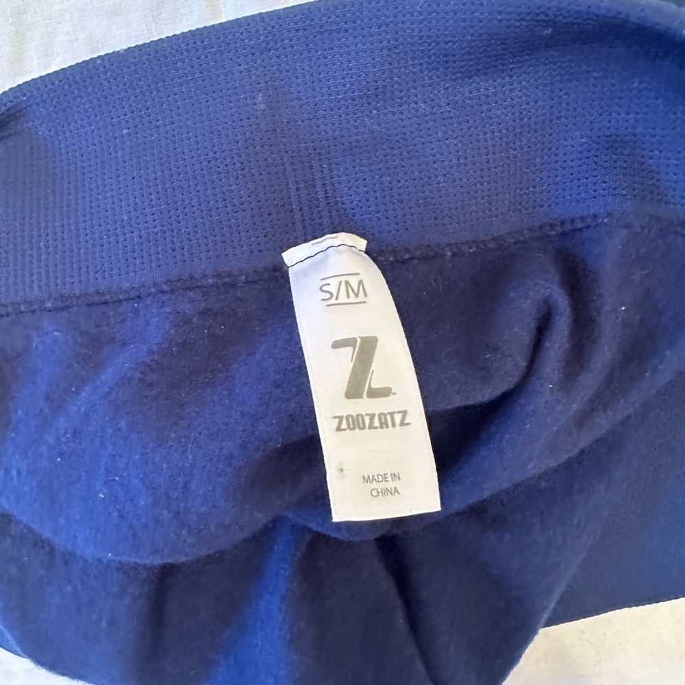 Michigan Logo Navy Fleece Lined Leggings S/M - Picture 2 of 2